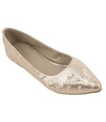 Trends & Trades hand crafted Metallic Gold Ballerinas Shoes