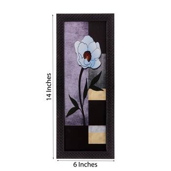 Botanical Floral Design Satin Matt Texture UV Art Painting 2