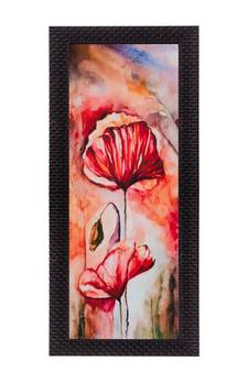 Botanical Floral Design Satin Matt Texture UV Art Painting