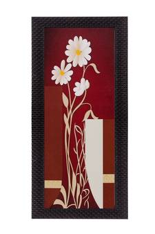 Botanical Floral Design Satin Matt Texture UV Art Painting
