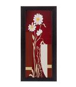 Botanical Floral Design Satin Matt Texture UV Art Painting