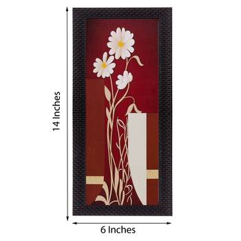Botanical Floral Design Satin Matt Texture UV Art Painting 2