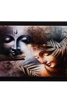 Face Of Radha Krishna Satin Matt Texture UV Art Painting