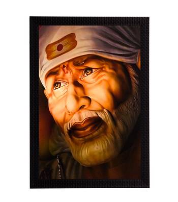 Sai Baba Satin Matt Texture UV Art Painting 1