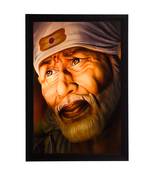 Sai Baba Satin Matt Texture UV Art Painting