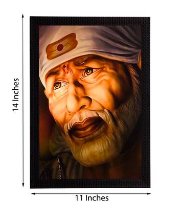 Sai Baba Satin Matt Texture UV Art Painting 2
