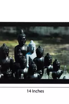 Multiple Lord Buddha Satin Matt Texture UV Art Painting