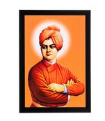 Swami Vivekananda Satin Matt Texture UV Art Painting