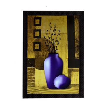Botanical Flowers Satin Matt Texture UV Art Painting 1