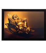 Laughing Buddha Satin Matt Texture UV Art Painting