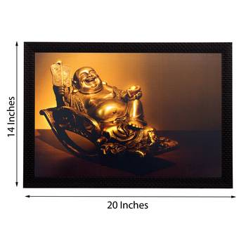 Laughing Buddha Satin Matt Texture UV Art Painting 2