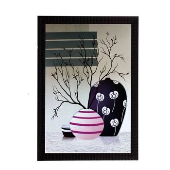 Botanical Flowers Satin Matt Texture UV Art Painting 1