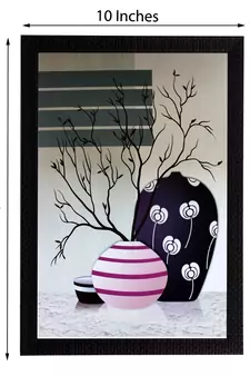 Botanical Flowers Satin Matt Texture UV Art Painting