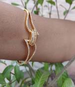 Golden and White Bracelets