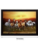 Running Horses Satin Matt Texture UV Art Painting