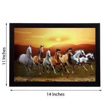 Running Horses Satin Matt Texture UV Art Painting 2