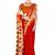 Pretty Featuring Orange Printed Cotton Bandhani Saree For Traditional Look