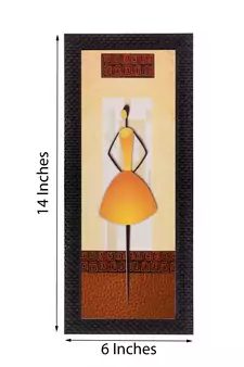 Abstract Lady Satin Matt Texture UV Art Painting