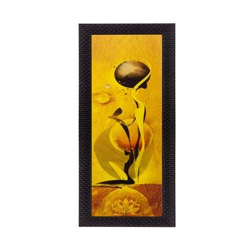 Abstract Lady Satin Matt Texture UV Art Painting 1