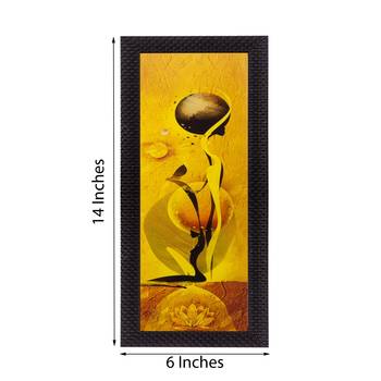 Abstract Lady Satin Matt Texture UV Art Painting 2