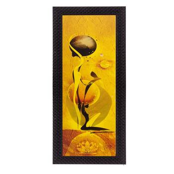 Abstract Lady Satin Matt Texture UV Art Painting 1