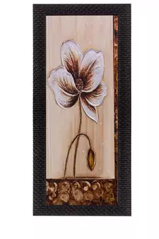 Floral Design Satin Matt Texture UV Art Painting