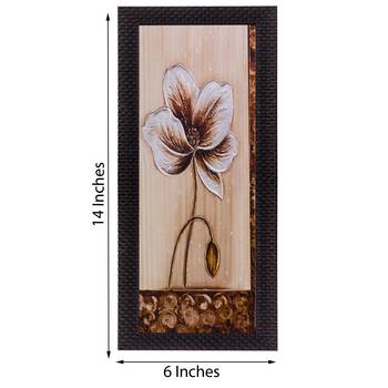 Floral Design Satin Matt Texture UV Art Painting 2