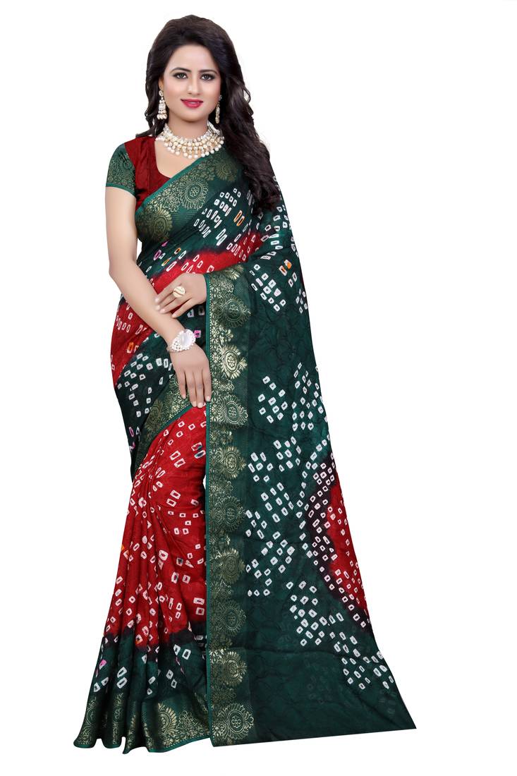 mirraw bandhani sarees 