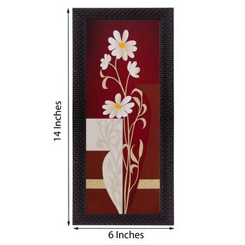 Botanical Floral Satin Matt Texture UV Art Painting 3