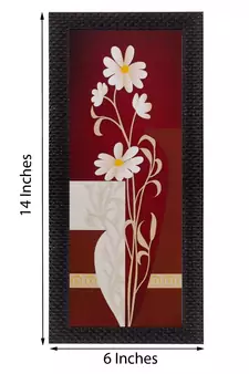 Botanical Floral Satin Matt Texture UV Art Painting