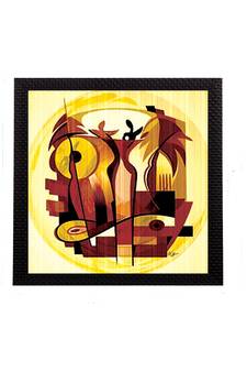 Set Of 3 Abstract Design Satin Matt Texture UV Art Painting