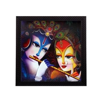 Radha Krishna Satin Matt Texture UV Art Painting 1