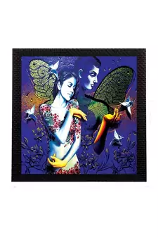 Set Of 3 Beautiful Lady Satin Matt Texture UV Art Painting