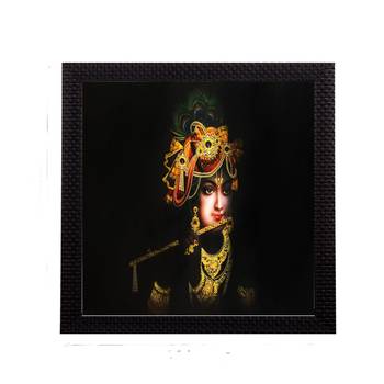 Lord Krishna Satin Matt Texture UV Art Painting 1