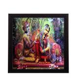Radha Krishna Satin Matt Texture UV Art Painting