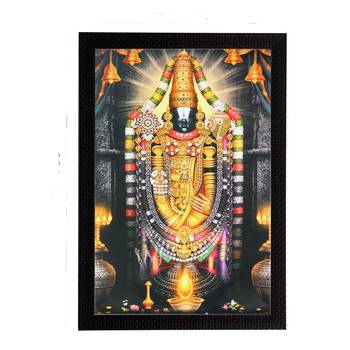 Lord Balaji Satin Matt Texture UV Art Painting 1