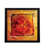 Lord Ganesha Satin Matt Texture UV Art Painting