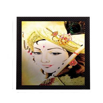 Legendry Lord Krishna Satin Matt Texture UV Art Painting 1