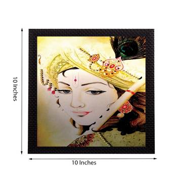 Legendry Lord Krishna Satin Matt Texture UV Art Painting 2