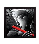Almighty Lord Krishna Satin Matt Texture UV Art Painting