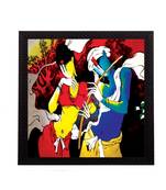 Mythical Radha Krishna Satin Matt Texture UV Art Painting