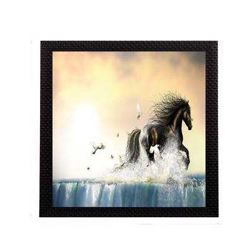 Powerful Horse Satin Matt Texture UV Art Painting 1