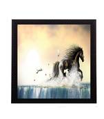Powerful Horse Satin Matt Texture UV Art Painting