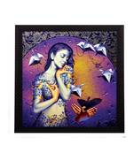 Beautiful Lady Satin Matt Texture UV Art Painting