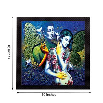 Beautiful Lady and Man Satin Matt Texture UV Art Painting 2