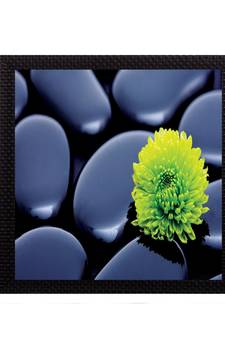 Black Stones Satin Matt Texture UV Art Painting
