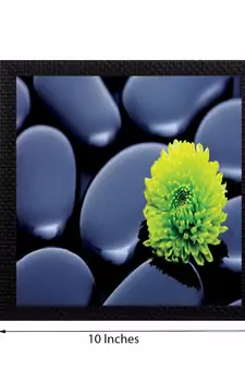 Black Stones Satin Matt Texture UV Art Painting