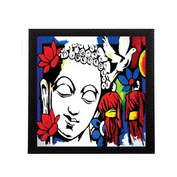 Spiritual Lord Buddha Satin Matt Texture UV Art Painting 1