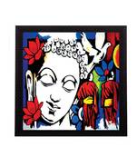 Spiritual Lord Buddha Satin Matt Texture UV Art Painting