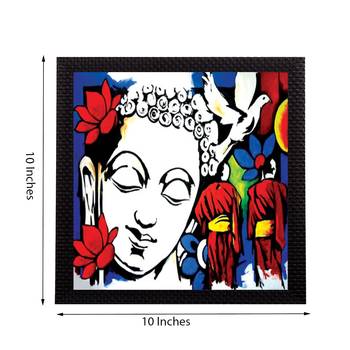 Spiritual Lord Buddha Satin Matt Texture UV Art Painting 2